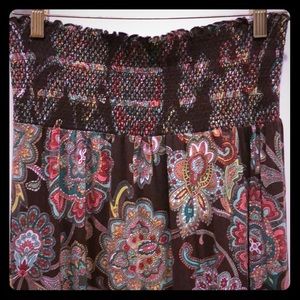 Strapless summer dress